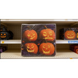 Halloween Ghoulish Grins Large Napkins 6.5 in (Folded)