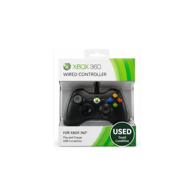 Xbox 360 Wired Controller – Black – Used(test Only)