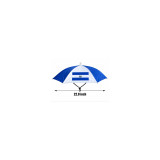 El Salvador Flag Umbrella Hat 22 Inch