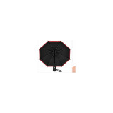 Red Geometric Print Folding Umbrella